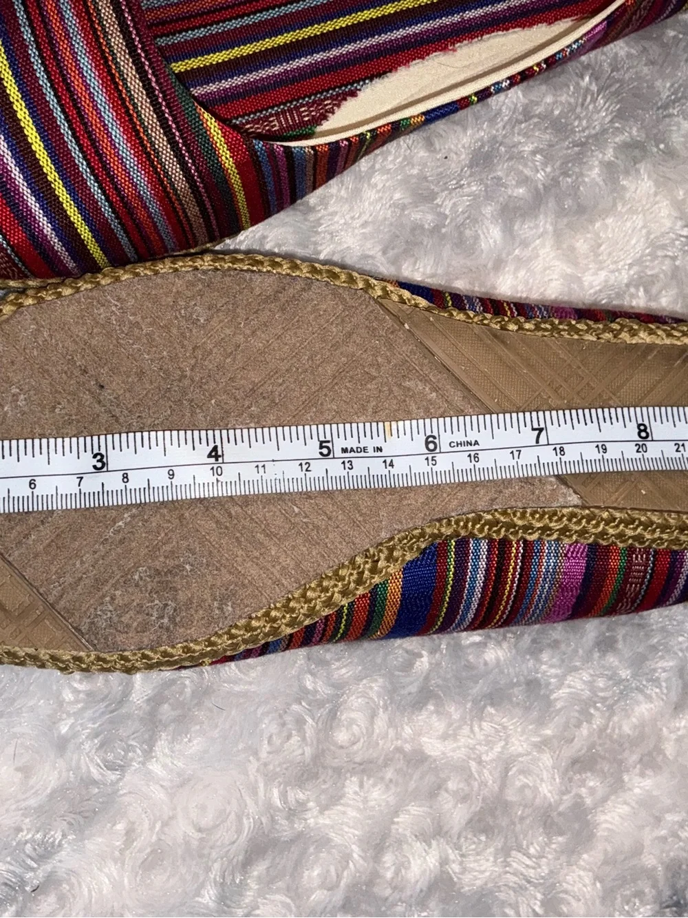Beacon Multicolor Striped Espadrille Flats